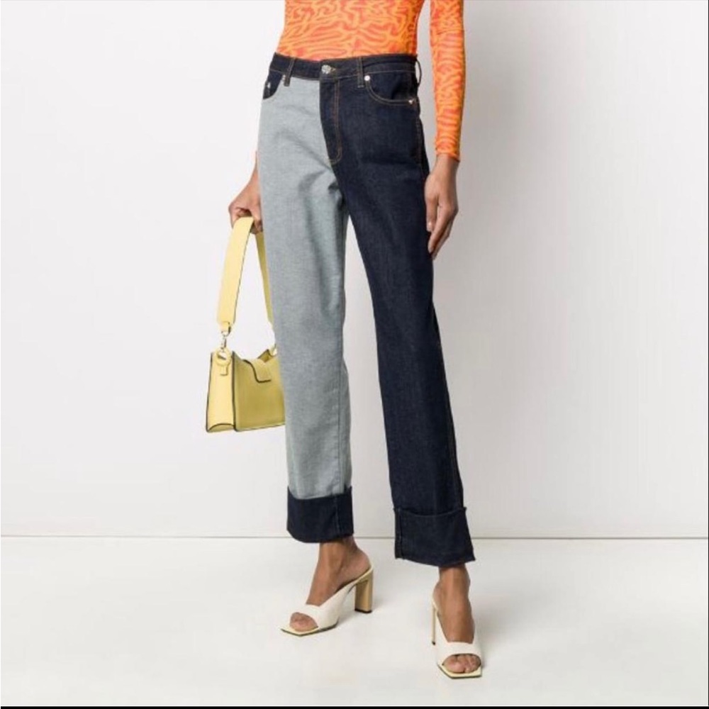 Baum und pferdgarten colour blocked denim jeans